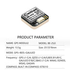 Beitian BE Series BE-180 - BE-882 GNSS Module Ublox M10 TTL Built-in IST8310 Compass BDS GPS GALILEO FPV UAV Flight Control