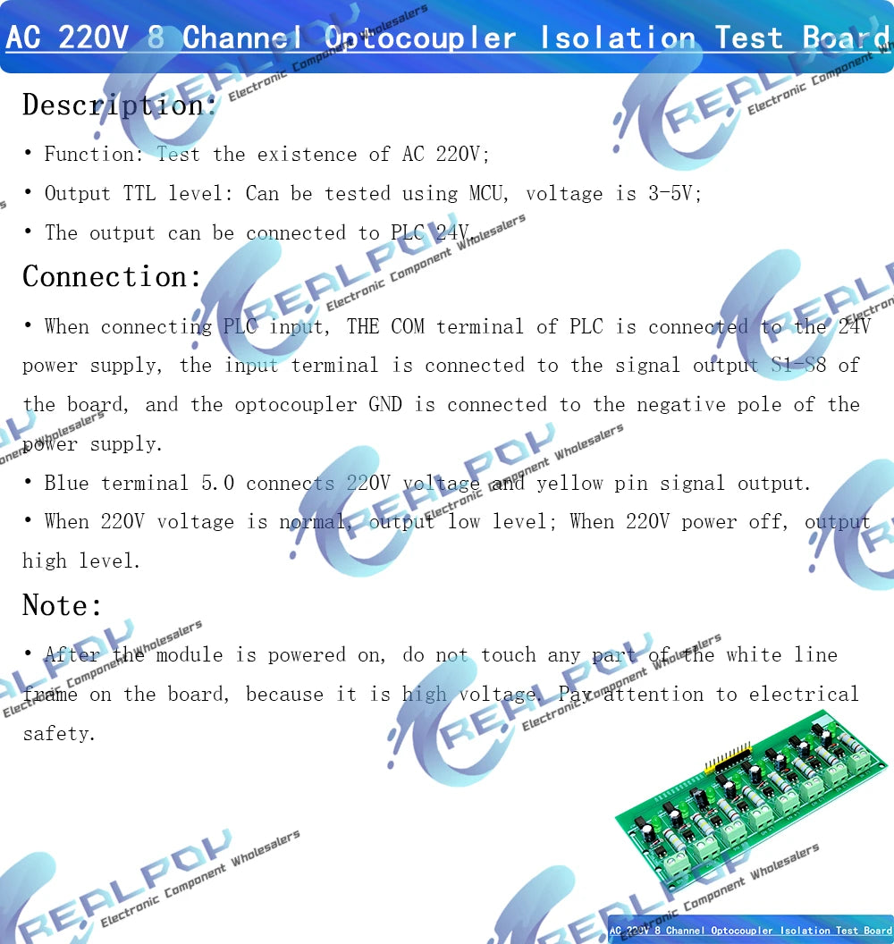 PC817 1 2 4 8 Channel Optocoupler Isolation Board Voltage Converter Adapter Module 3.6-30V Driver Photoelectric Isolated Module