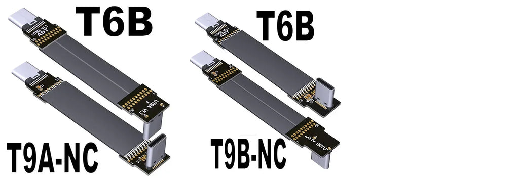 ADT-Link USB 3.2 Type-C to USB-C FFC USB C FPV Flat Slim Thin Ribbon FPC Cable Gen2x2 20Gbps 90°Adapter for Data Sync&Charging