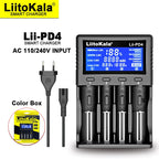 Liitokala Lii-PD4 Lii-PD2 18650 Battery Charger for 1.2V 3.7V NiMH 26650 21700 18350 18500 14500 AA AAA LiFePO4 Batteries
