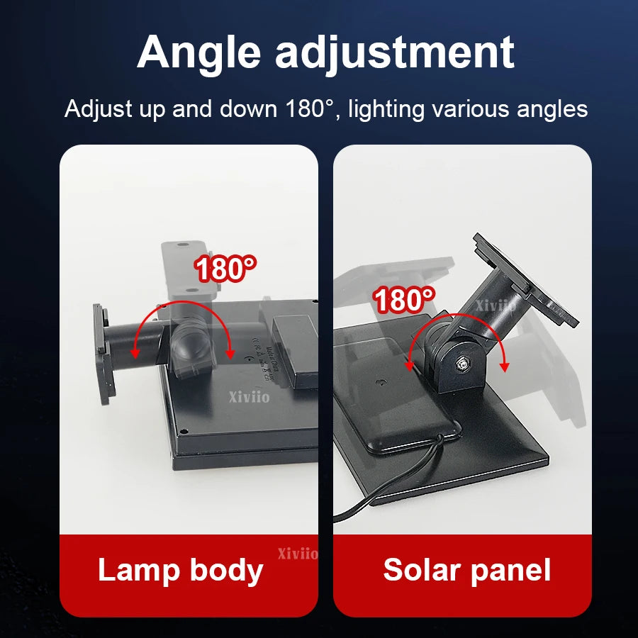 600W 344LED Outdoor Solar Led Lights 3 Modes Motion Sensor Solar Flood Lights Waterproof Security Lights Exterior Solar Lamp