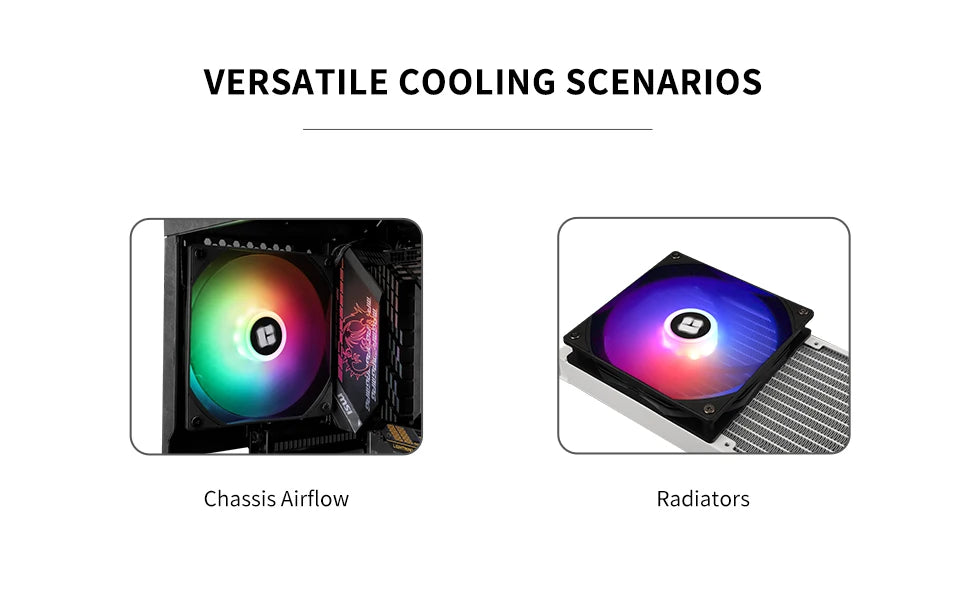 Thermalright 140mm Case Fan TL-C14/C14C/C14C-S/C14CW/C14CW-S CPU Cooling Fan ARGB 140mm Balance Fan Balance Performance Fan