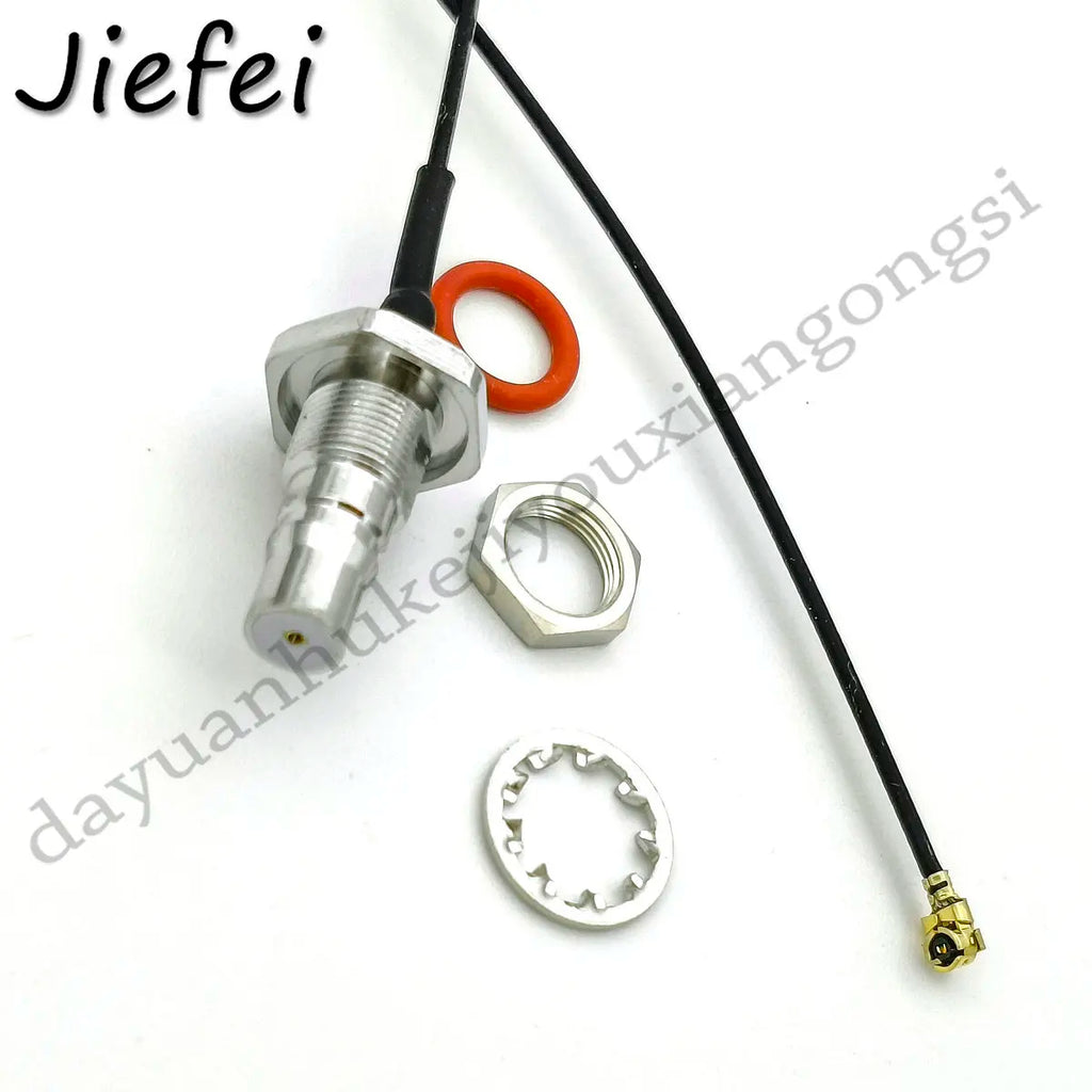20-100PCS 15cm 20cm 30cm QMA Female External Thread Socket Partition RF Coaxial Connector to 1.13 U.FL Connection Cable