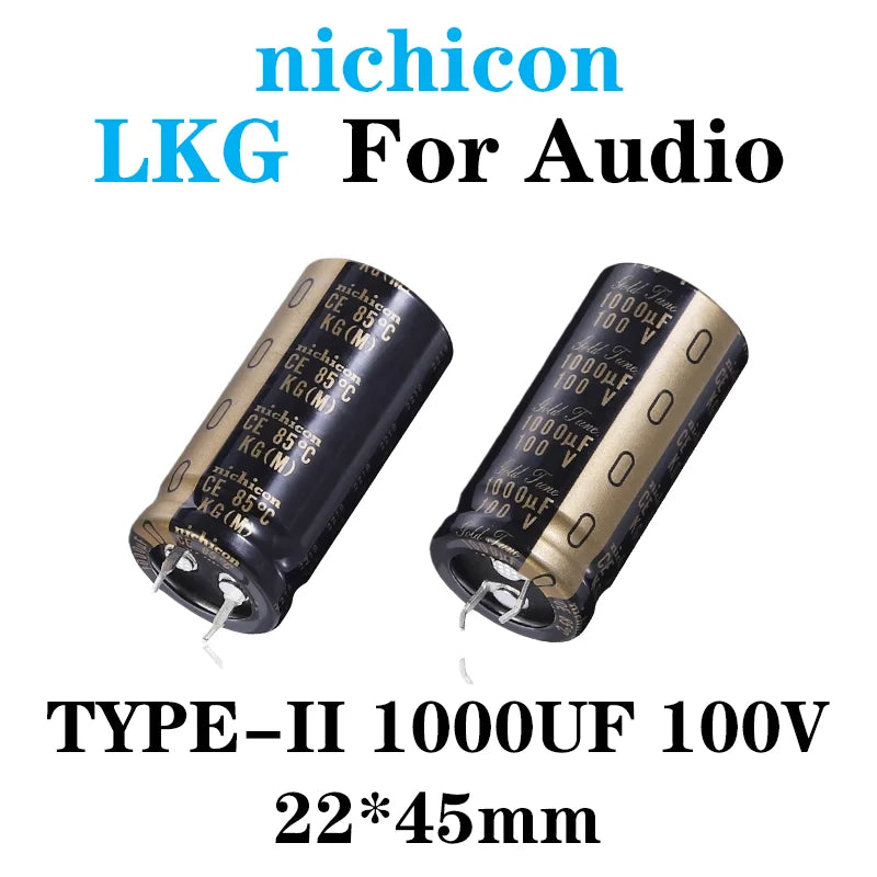 nichicon LKG 25V 35V 50V 63V 100V TYPE Super Through Audio capacitor 1000UF 2200UF 4700UF 6800UF 8200UF 10000UF 12000UF 22000UF