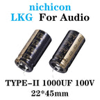 nichicon LKG 25V 35V 50V 63V 100V TYPE Super Through Audio capacitor 1000UF 2200UF 4700UF 6800UF 8200UF 10000UF 12000UF 22000UF
