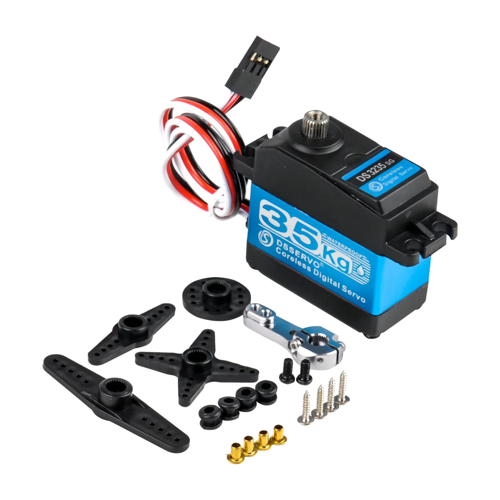 25kg 35kg 45kg High Torque Coreless Digital Servo Motor DS3225 DS3235 DS3245 Stainless 180/270 Degree for Baja Car RC Robot
