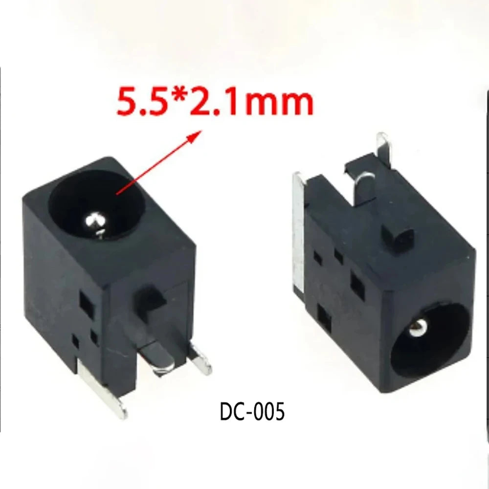 10PCS DC Power Sockets 5521 5525 5.5 X 1.65 / 2.1 / 2.5 mm DC036 DC044 DC044A DC044B DC044C 3-pin 5-pin 6-pin For Laptop DC