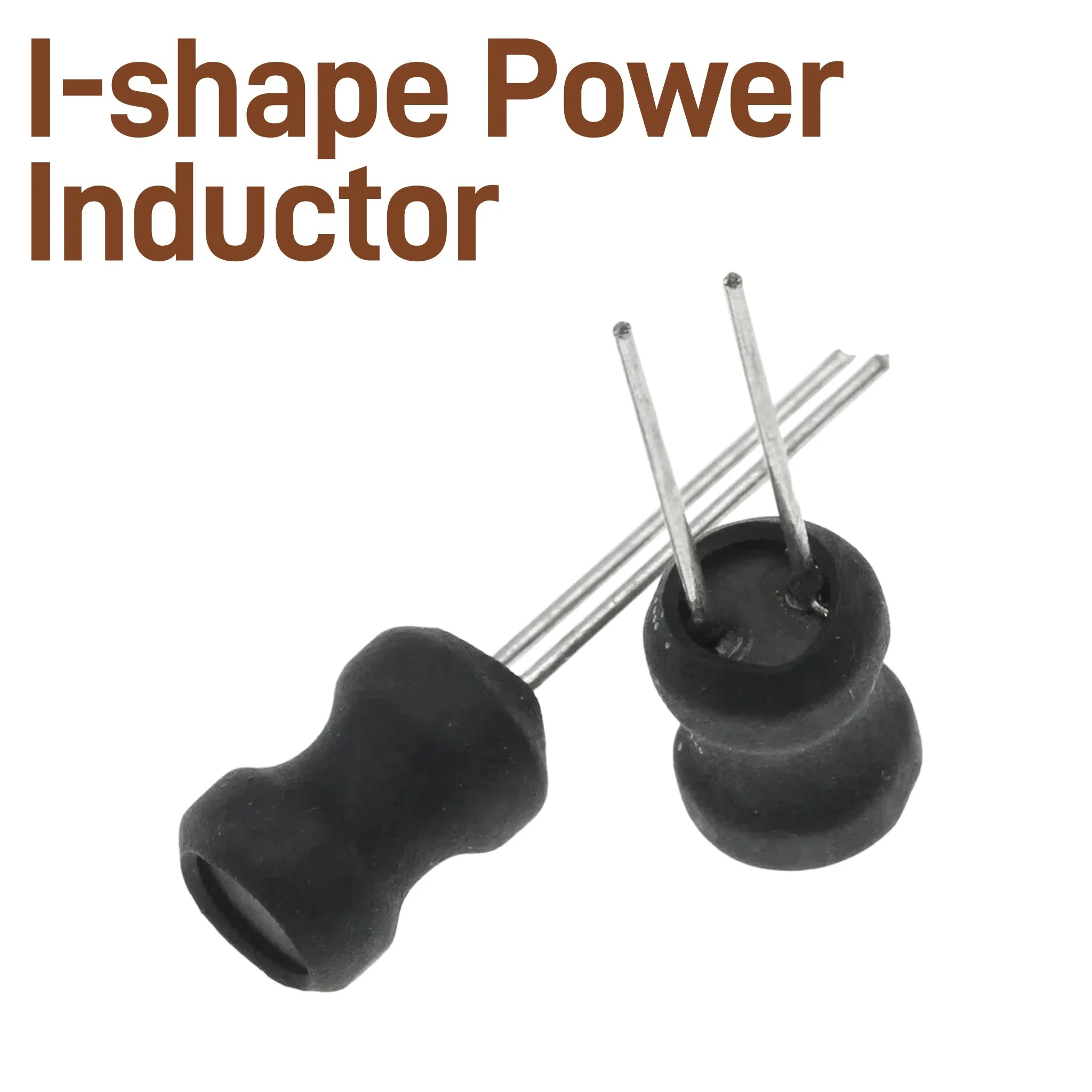10/50PCS 0608 6*8mm I-Shape Power Inductor Copper Winding Coil 68UH~10MH LC Filter Choke Coil For Converter LED Power Supply