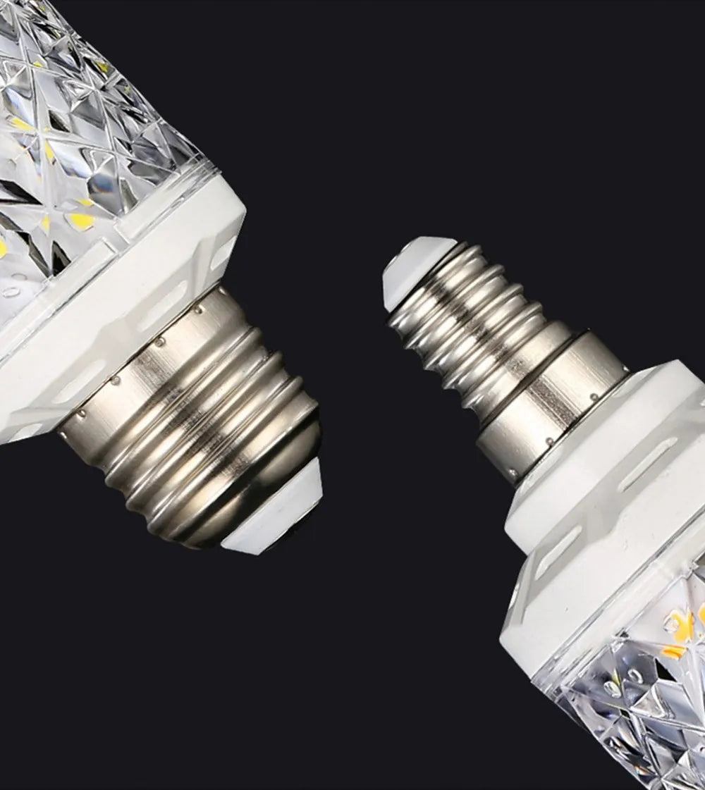 LED corn light bulbs E27 E14 30W 40W AC 220V 240V 5730 SMD LED crystal lamp 360 Beam Angle Replace Halogen Chandelier light