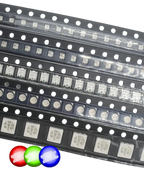 100pcs SMD LED 0402 1615 0807 1206 5050 3528 RGB 4Pin Diode LED High quality, high brightness color red green blue