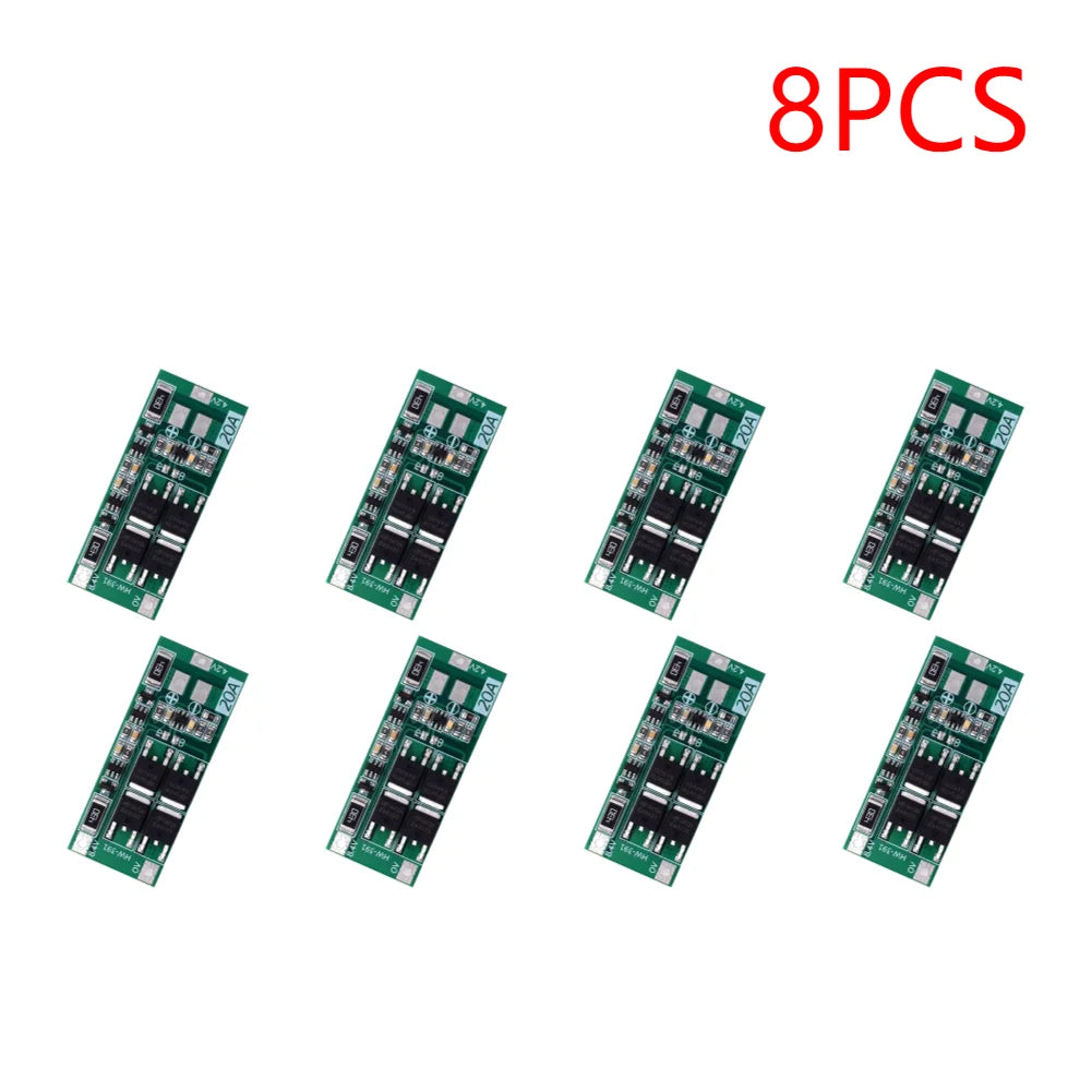 1-10PCS Charging Board Charger Module HW-391 2S 20A Lithium Battery Protection Board 18650 BMS Board Module Balance
