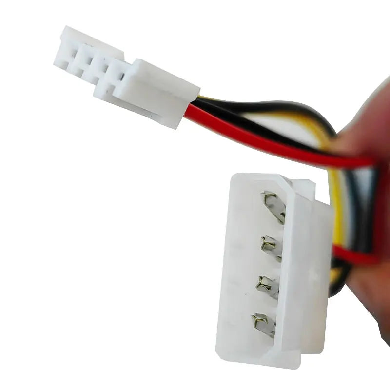 4 Pin Molex IDE Male To 4P ATA Female Power Supply Cable To Floppy Drive Adapter Computer PC Floppy Drive Connector Cord PSU 1PC