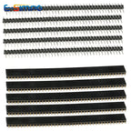 10PCS 1x40Pin 2.54mm Pitch PH8.5 Single Row Female PCB Socket Board Male Pin Header Connector For Arduino