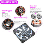 1PCS EC Brushless Fan 6025/8025/9225/12025/12038/12032 AC 110V 115V 120V 220V 240V Cooling Cooler Fan AC Axial Fan
