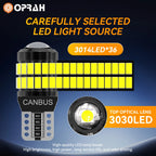Upgraded 2/10x T10 W5W LED Canbus No Error 168 194 Bulb 3030 smd Car Interior License Plate Reading Door Lamp 12V 6000K White