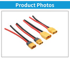 OMCH XT60 12/14AWG XT90 10AWG Male Female Plug Battery Connector With Silicone Wire Cable For RC Airplane Lipo Battery Drone Car