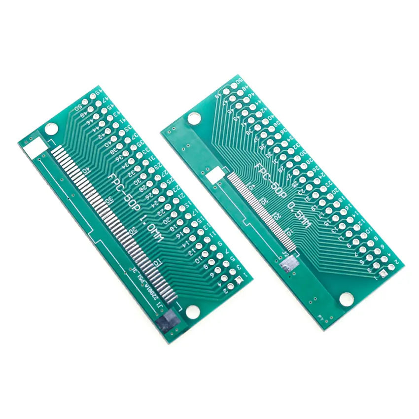 1pcs FPC FFC PCB Board Connector 0.5mm 1mm Pitch Double Side Adapter Socket Plate DIY KIT 6/8/10/12/20/40/50/60Pin To DIP 2.54mm