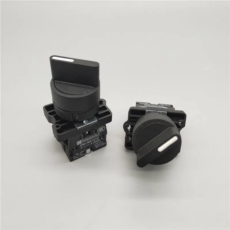 XB2-ED21 XB2-ED25 XB2-ED33 XB2-ED33 2/3 Positions 1N0/1NC&1NO/2NO Latching Self-Locking /Momentary Selector Push Button Switch