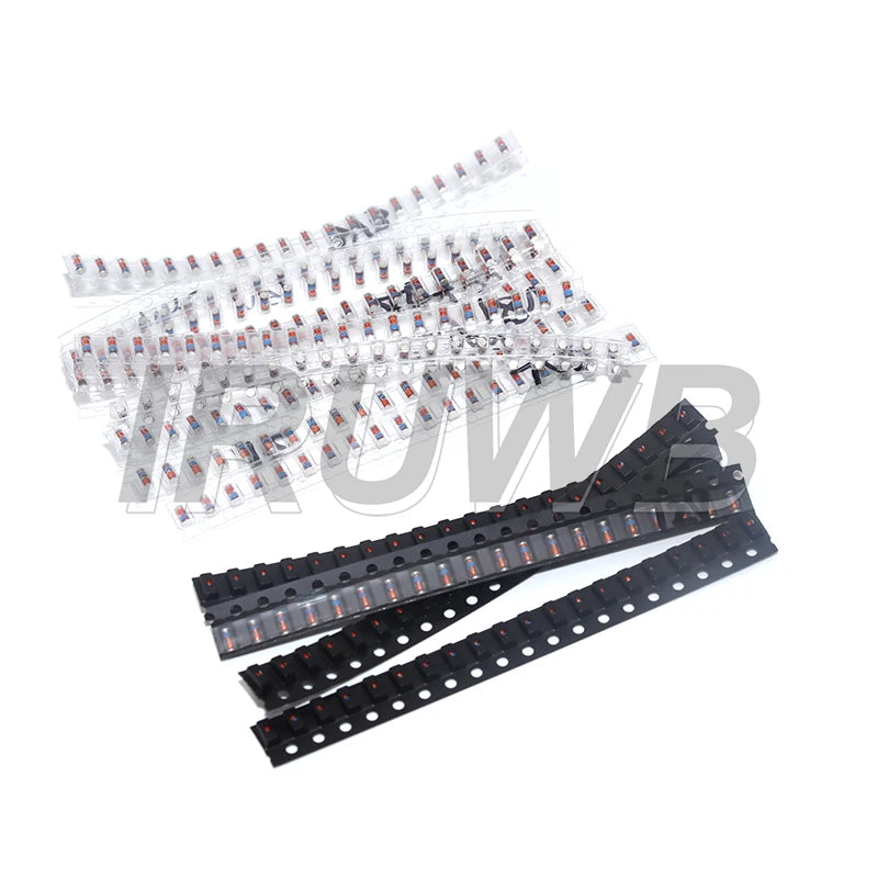 300PCS SMD Diode Set 1N4148 0.5W 1/2W 3V-24V 2V-39V SMD LL34 Zener Diode Kit