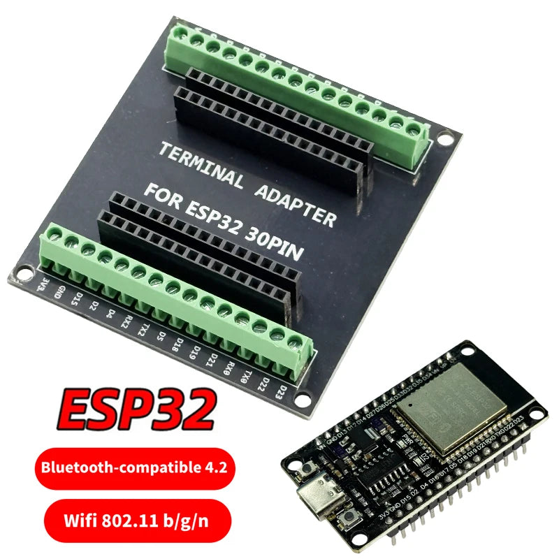 ESP32 Development Board Type-C CP2102 WIFI Bluetooth Module Dual Core Wireless Module ESP-32 ESP-CH340C-32 Expansion Board 30pin