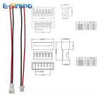 Micro 1.25 2Pin Wire Connectors Plug Jack Mini  PH1.25mm 2P Male Female Socket Battery Charging Cable Terminal Length 15CM