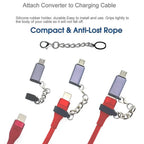 Type C Adapter USB C To Micro To Mini USB Female Converters For iPhone 14 13 Xiaomi Samsung For Lightning Male Charger Adapter