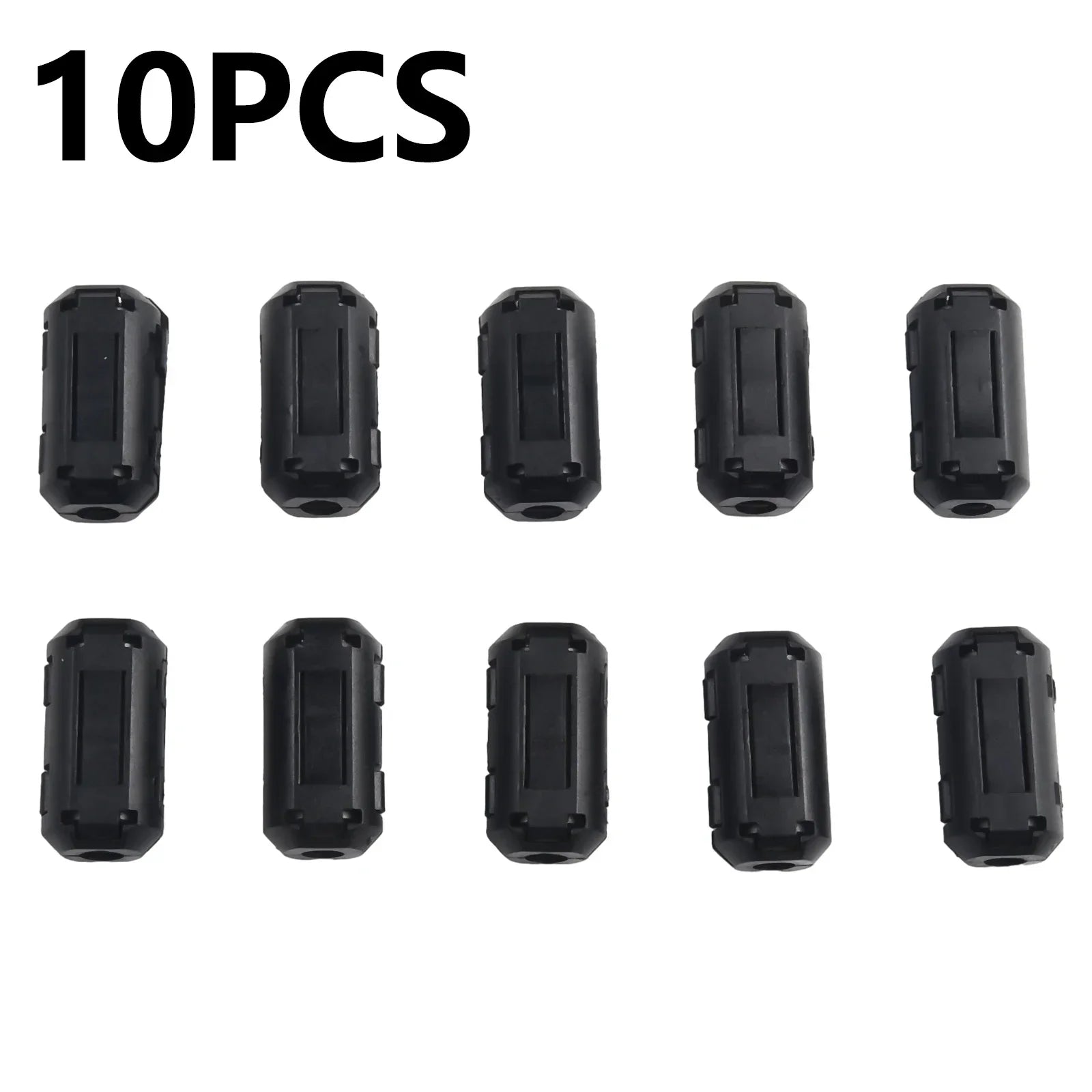 10Pcs 5mm Ferrite Core Noise Suppressor Filter Ring Cable Clamp RFI For Computers Hard Disks Audio Equipment Copiers