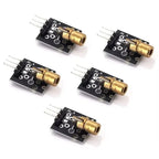 15Pcs KY-008 650Nm Laser Sensor Module 6Mm 5V Red Laser Dot Diode Copper Header For Arduino-AT30
