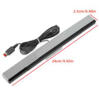 Plug & Play Wired Sensor Bar For Nintendo Wii & Wii U Controller Wired IR Infrared Ray Inductor Sensor Bar For Nintendo Game