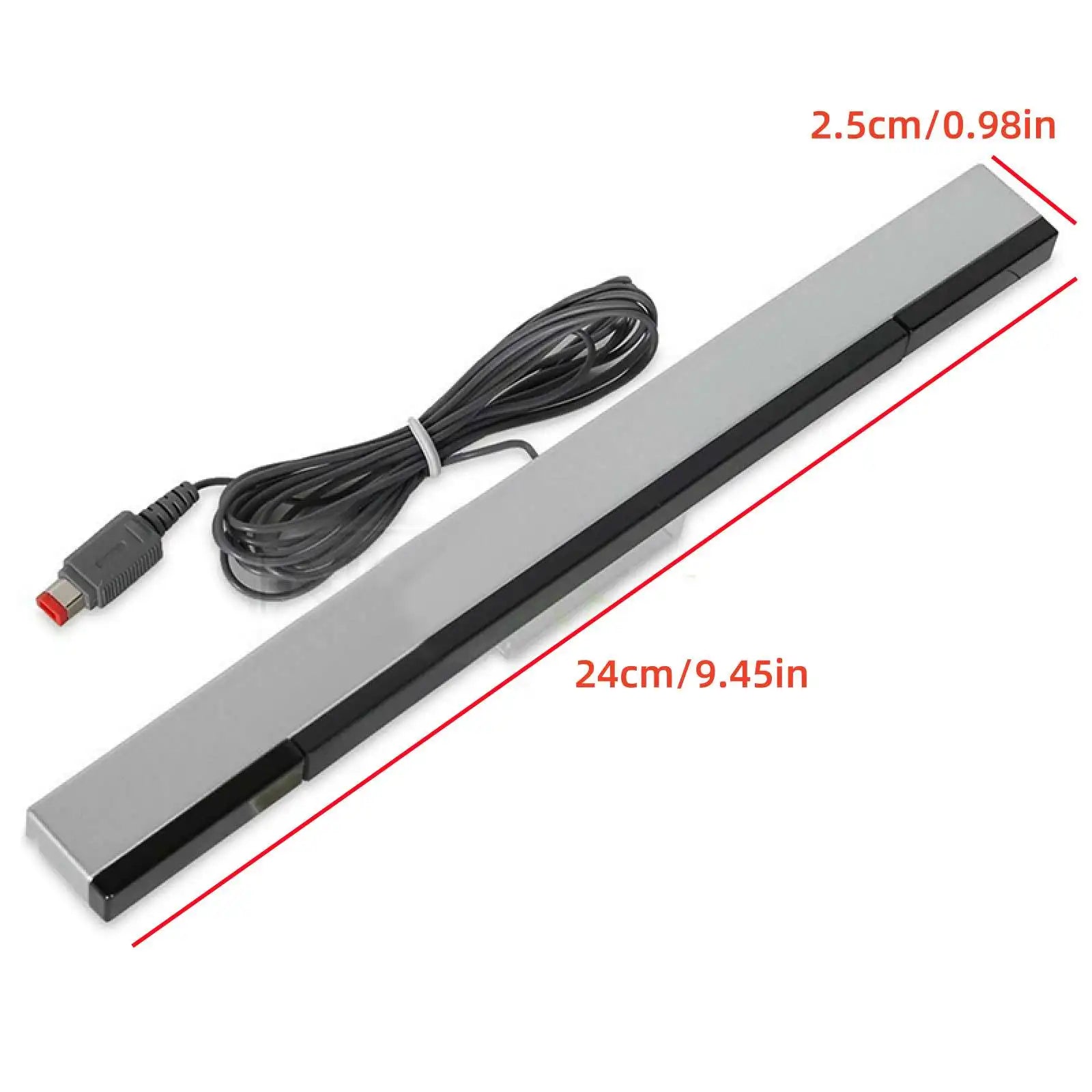 Plug & Play Wired Sensor Bar For Nintendo Wii & Wii U Controller Wired IR Infrared Ray Inductor Sensor Bar For Nintendo Game