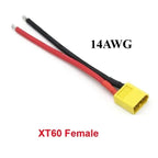 Xt60 Xt30 T Xt90 Mpx Plug Connector Male / Female Connector Plug With 12/14 /16awg Silicone Wire 100mm For Rc Battery Cable