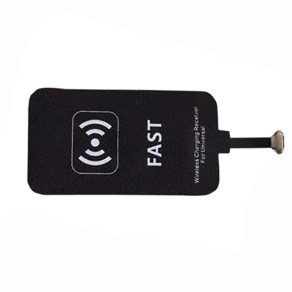 1pc Wireless Charger Adapter Receiver 10W Type-C Wireless Charging Patch Wireless Charging Receiver With Magnetic Charging Cable