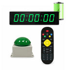 Gym Timer Clock for Home Fitness with Timer Button Large Digital Stopwatch Countdown Clock 12/24H Digital Wall Clock