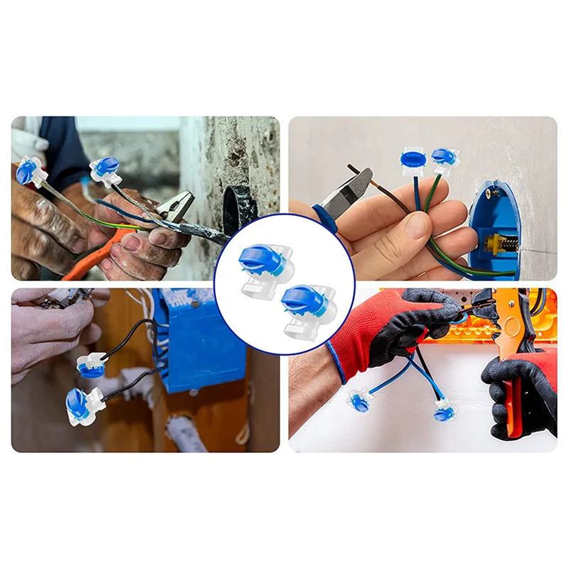 Promotion! 60PCS Cable Connectors For Robotic Lawnmowers, Waterproof Connection Cable Wire Connector With Gel Filling