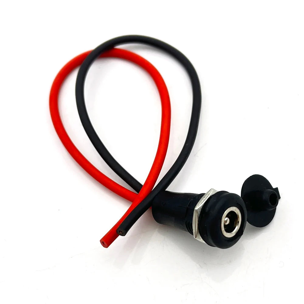 1/2/3pcs/lot DC 5.5*2.1mm/5.5*2.5mm Socket DC Power Supply Jack Socket Plug Female Panel Mount Connector 5.5mm 2.1mm Adapter