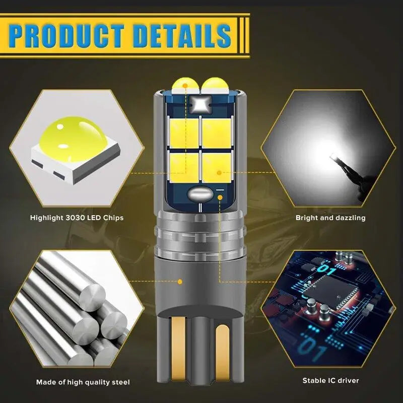 T10 Led Park Lights 12V 24V T10 for Truck Motorcycle Scooter Car T10 W5W Position Light License Plate Light DRL