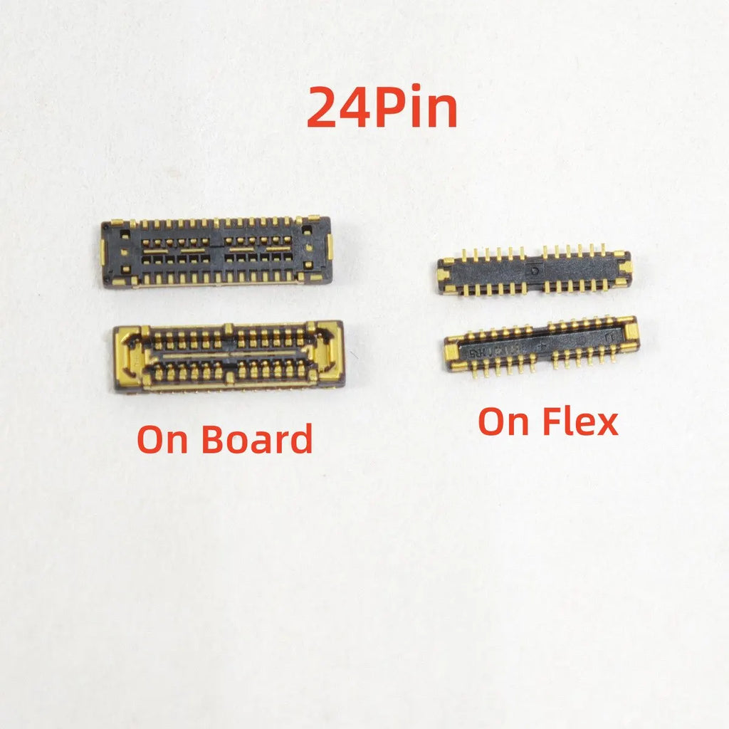2-5pcs WiFi Antenna FPC Connector For Samsung Note 20 Ultra 5G /Note20 /Note10 Plus On Board Flex 24pin