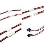 2/5/10Pairs Mini JST 1.25mm ZH1.5 PH2.0 XH2.54 SM2.5 2 Pin Male Female Plug Jack Connector Cable JST 2P Electronic Wire
