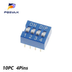 Dip Switch Kit In Box 1 2 3 4 5 6 8 Way 2.54mm Toggle Switch Red Snap Switches Mixed Kit Each 5PCS Combination Set