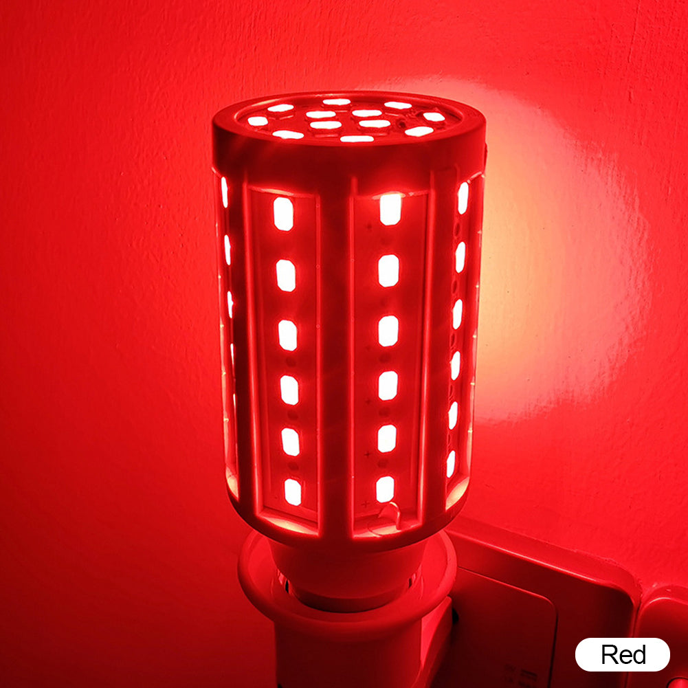 5W 10W 15W E27 LED Bulb SMD5730 Corn Bulb Lamps Red Yellow Bule Pink Green Garden Lawn Landscape Decorative Light Bulbs 85-265V