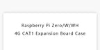 Raspberry Pi Zero W/ WH Expansion Board Ethernet USB Interface 4G Communication Module Metal Shell