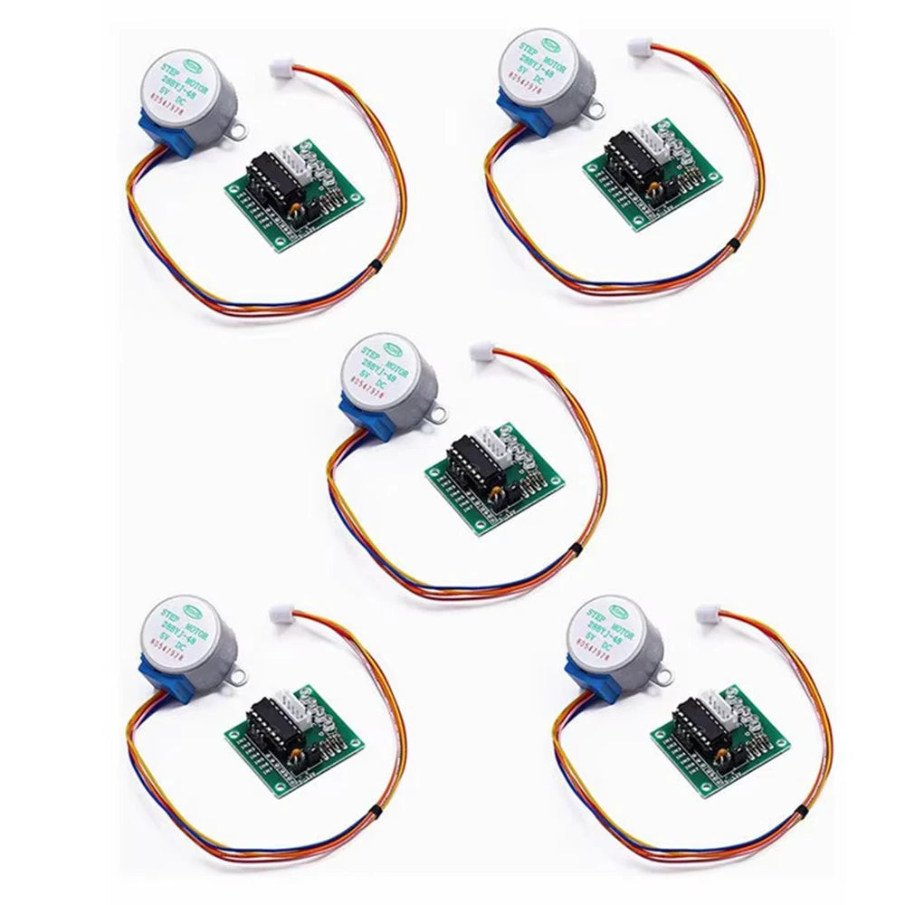 3/5 Set 28BYJ-48 ULN2003 5V Stepper Motor + ULN2003 Driver Board Suitable for Arduino Driver Test Module Stepper Motors DIY Kit