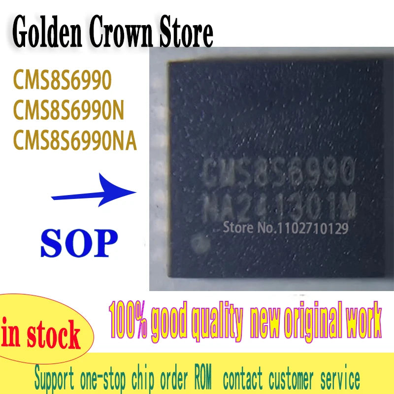 Cmsemicon CMS8S6990 CMS8S6990N Enhanced 1T 8051 Microcontroller 10Pcs/Lot  Flash MCU SSOP24 TSSOP20