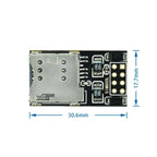 SIM800L GPRS GSM module micro sim card core board quad-band TTL serial port for ESP8266 ESP32