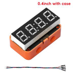 I2C 4-digit 7-segment LED Display Module, Supporting Coexistence of Decimals and Clocks I2C Digital Tube Compatible with HT16K33