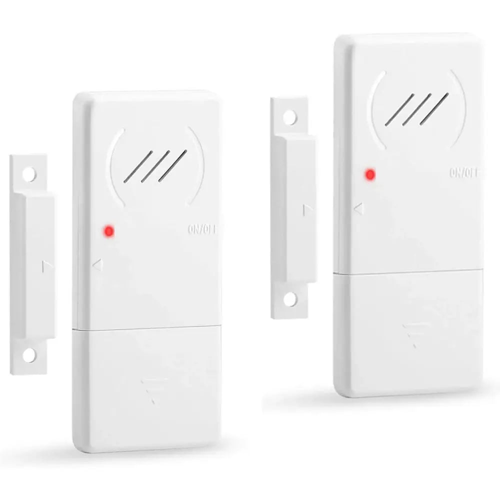 Magnetic Security Sensor Refrigerator Door Alarm Windows Open Alarms 60 Seconds Delay Loud 96 dB for Home, Store, Offic
