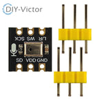 Ms4030 compatible with inmp441 omnidirectional microphone mems high precision low power consumption i2s esp32