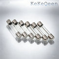 100Pcs/Box 250V 6x30 T0.5A T500MA T1A T2A T3A T4A T5A T6A T8A T10A T15A T20A T30A 6*30mm Slow Glass Fuse Insurance Tube