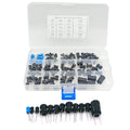 145Pcs 10uH to 10mH DIP Radial Power Choke Inductors Assorted Kit 4.7UH 10UH 22UH 33UH 47UH 68UH 100UH 220UH 330uh 470uh 680uh
