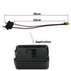 1pcs Silver Fish Battery Discharge Connector 2PIN To XT60 Female / XT90 Female 30CM Length Can Be Customized